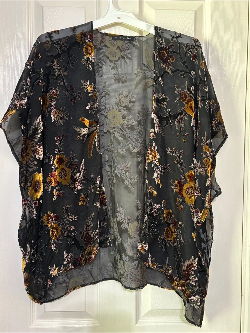Burn out summer wrap one size